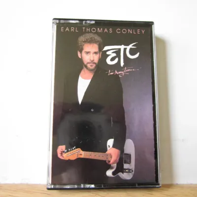 Earl Thomas Conley 'Too Many Times' Cassette Tape
