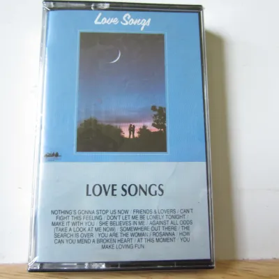 Vintage "Love Songs" Compilation Cassette Tape