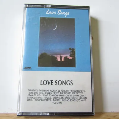 Vintage 'Love Songs' Compilation Cassette Tape