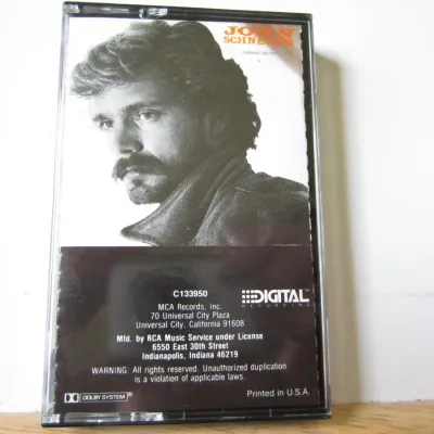 John Schneider 'A Memory Like You' Cassette Tape