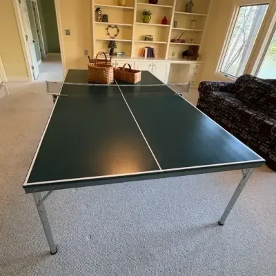 STIGA Regulation Size Ping Pong Table with Large Collection of Paddles & Balls