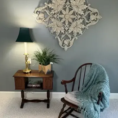 Vintage Style Home Decor Set - Wall Art, Furniture, & Accessories