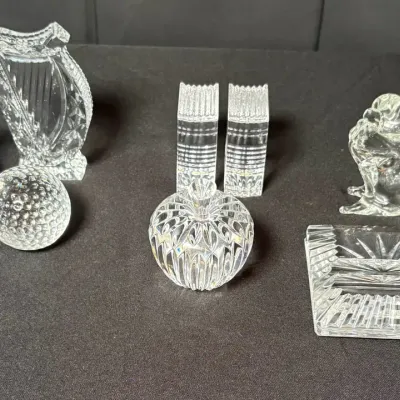 Elegant 8-Piece Waterford & Fine Crystal Figurine Collection