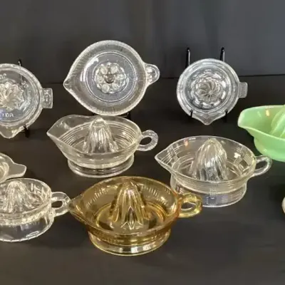 Juice Your Fruit-Vintage Glass Reamers 