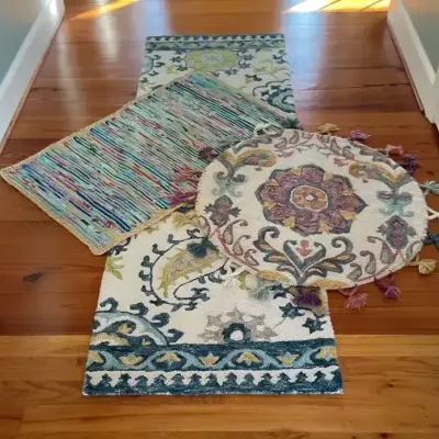 Bohemian, Elegant, Handcrafted Rugs