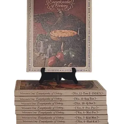 DG643 VTG Woman's Day Encyclopedia of Cookery 12-Volume Set