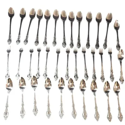 DG618 Set of 36 Imperial Stainless Steel Dessert & Cocktail Flatware 