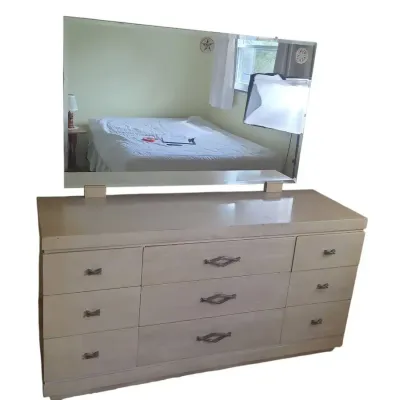 DG404 Blonde Wood 9 Drawer Dresser