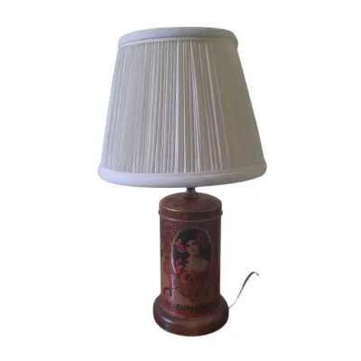 DG405 Poppy Talcum Powder Tin Lamp