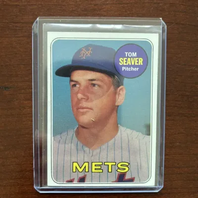 1969 Topps Baseball Card. Tom Seaver - New York Mets. Card #480
