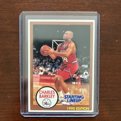 1990 Starting Lineup Basketball Card. Charles Barkley - Philadelphia 76ers