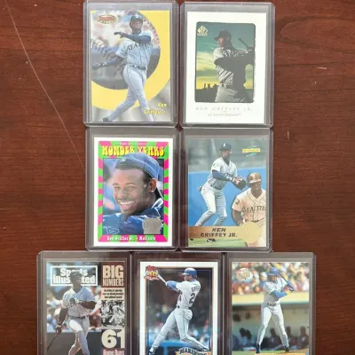 Ken Griffey Jr. Vintage Lot. Bowmans' Best, Gold Stars, Inserts, and More