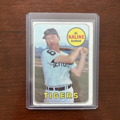 1969 Topps Baseball Card. Al Kaline - Detroit Tigers. Card #410