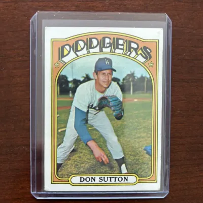 1972 Topps Baseball Card. Don Sutton - Los Angeles Dodgers. Card #530