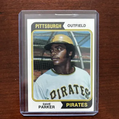 1974 Topps Baseball Card. Dave Parker Rookie - Pittsburgh Pirates. Card #252