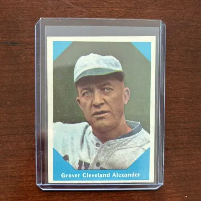 1960 Fleer Baseball Card. Grover Cleveland. Card #5