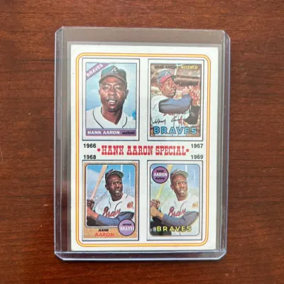 1974 Topps Baseball Card. Hank Aaron - Card #5