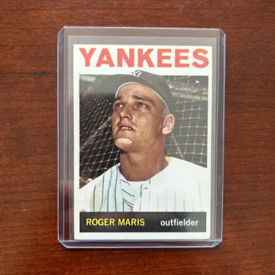 1964 Topps Baseball Card. Roger Maris - New York Yankees. Card #225
