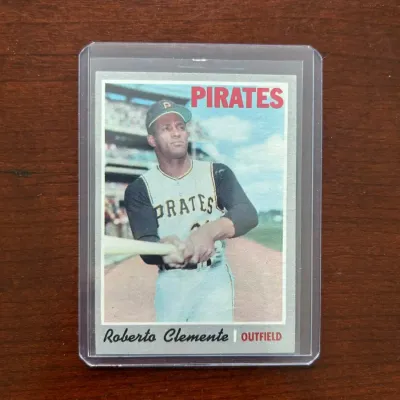 1970 Topps Baseball Card. Roberto Clemente - Pittsburgh Pirates. Card #350