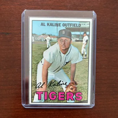 1967 Topps Baseball Card. Al Kaline - Detroit Tigers. Card #30