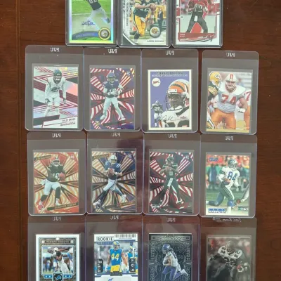 FootballCards - Tom Brady, Aaron Rodgers, Kyle Rudolph Rookie Autograph
