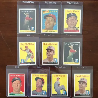 Vintage 1958 Baseball Cards