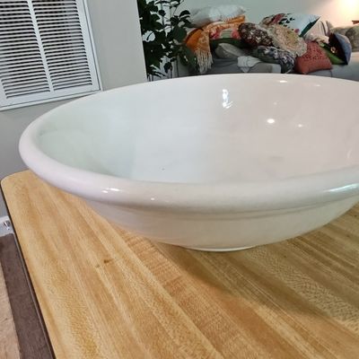 Sale Photo Thumbnail #625: Antique Ironstone Wash Basin