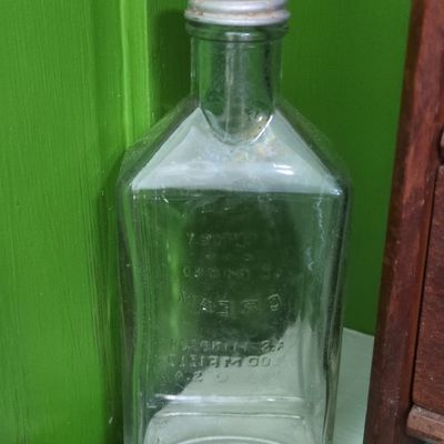 Sale Photo Thumbnail #178: Vintage A.S. Hinds Honey and Almond Cream Bottle