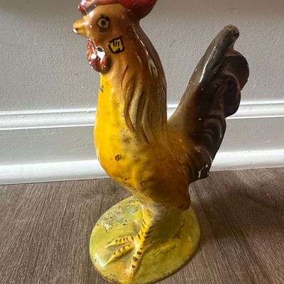 Sale Photo Thumbnail #117: Vintage Ceramic Rooster Figurine, Made in Japan