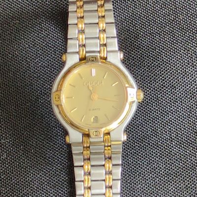 Sale Photo Thumbnail #309: Gucci 9000L Two-Tone Quartz Watch