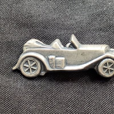 Sale Photo Thumbnail #369: Danbury Mint Pewter 1912 Hispano-Suiza Car Brooch