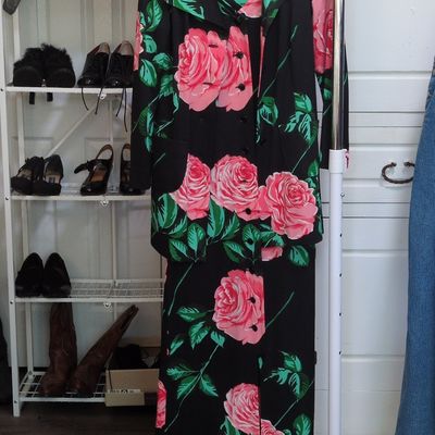 Sale Photo Thumbnail #375: Hanae Mori Floral Two-Piece Suit
