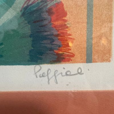 Sale Photo Thumbnail #513: Peffice Signed Limited Edition Floral Lithograph