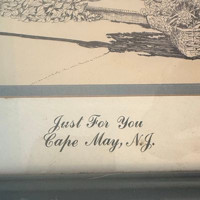 Sale Photo Thumbnail #543: Just For You Cape May, N.J. Pen and Ink Print