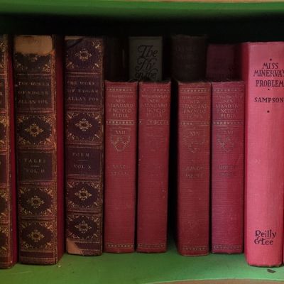 Collection of Vintage Botanical and Decorative Hardcover Books