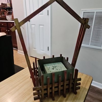 Sale Photo Thumbnail #626: Vintage Wooden Well Planter