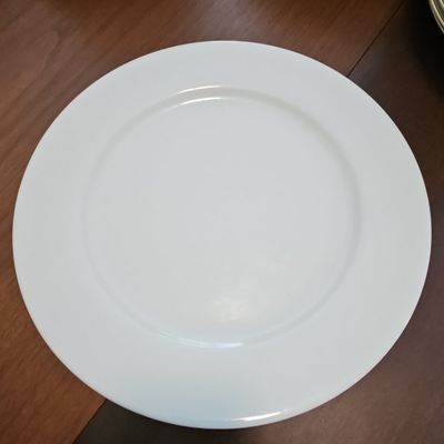 Sale Photo Thumbnail #272: Limoges White Porcelain Dinner Plate