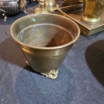 Sale Photo Thumbnail #263: Vintage Brass Mortar and Pestle