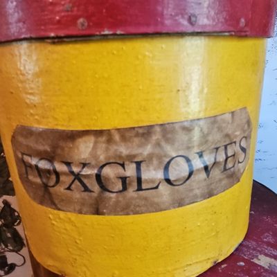 Sale Photo Thumbnail #606: Vintage Style Apothecary Bandbox