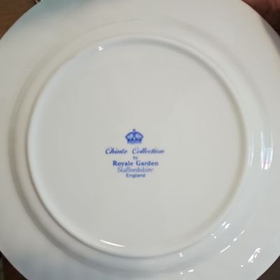 Sale Photo Thumbnail #282: Royale Garden Staffordshire Chintz Collection Plate