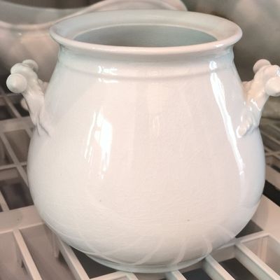 Sale Photo Thumbnail #749: Antique White Ironstone Chamber Pot