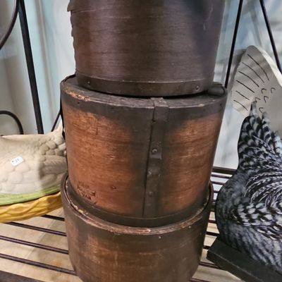 Sale Photo Thumbnail #558: E.B. Frye & Son Nesting Shaker-Style Pantry Boxes