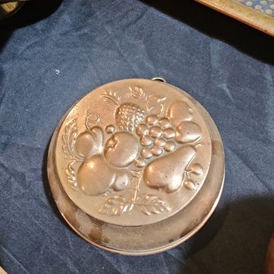 Sale Photo Thumbnail #247: Vintage Copper Fruit Mold - Portuguese