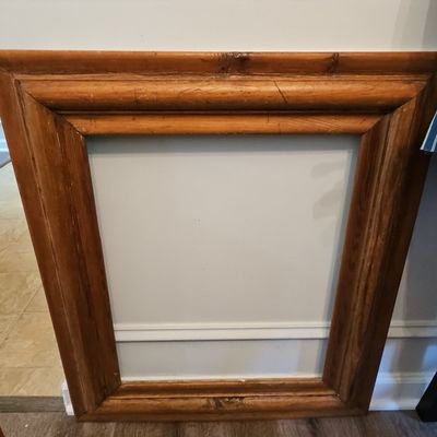 Sale Photo Thumbnail #552: Vintage Solid Wood Picture Frame