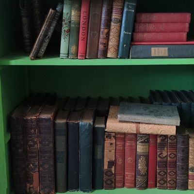 Collection of Vintage Botanical and Decorative Hardcover Books