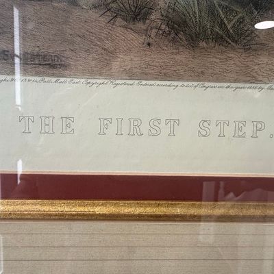 Sale Photo Thumbnail #495: The First Step by C. Hillyard Swinstead, engraved by S. Arlent Edwards