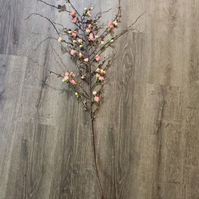 Sale Photo Thumbnail #840: Artificial Peach Blossom Branch
