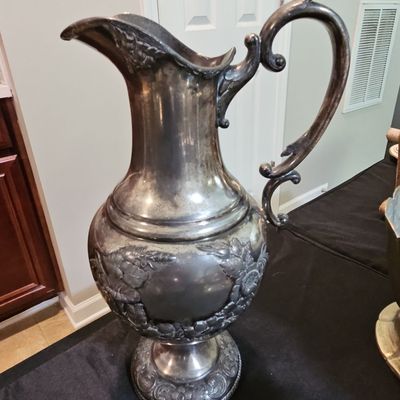 Sale Photo Thumbnail #208: Victorian Style Silver-Plated Water Pitcher