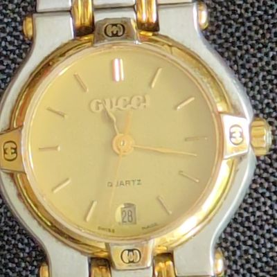 Sale Photo Thumbnail #308: Gucci 9000L Two-Tone Quartz Watch