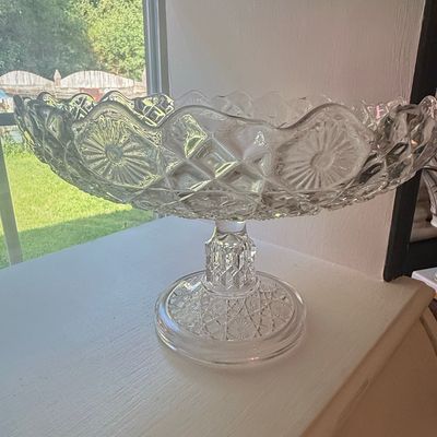 Sale Photo Thumbnail #150: EAPG Shoshone Pattern Compote